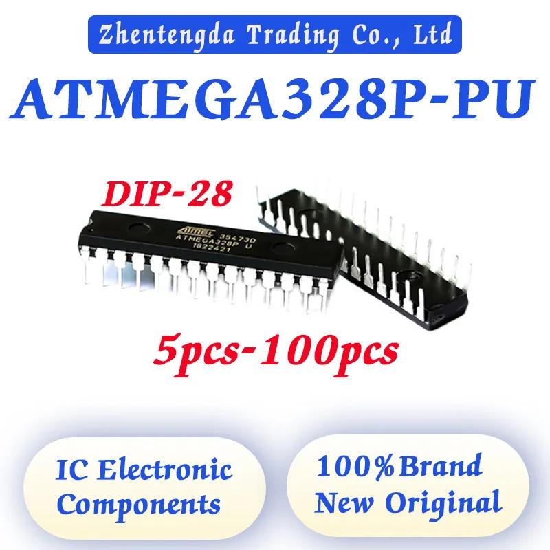 5pcs-100pcs New Original ATMEGA328P-PU ATMEGA328P ATMEGA328 ATMEGA MEGA328  Microcontroller MCU AVR 32K 20MHz FLASH
